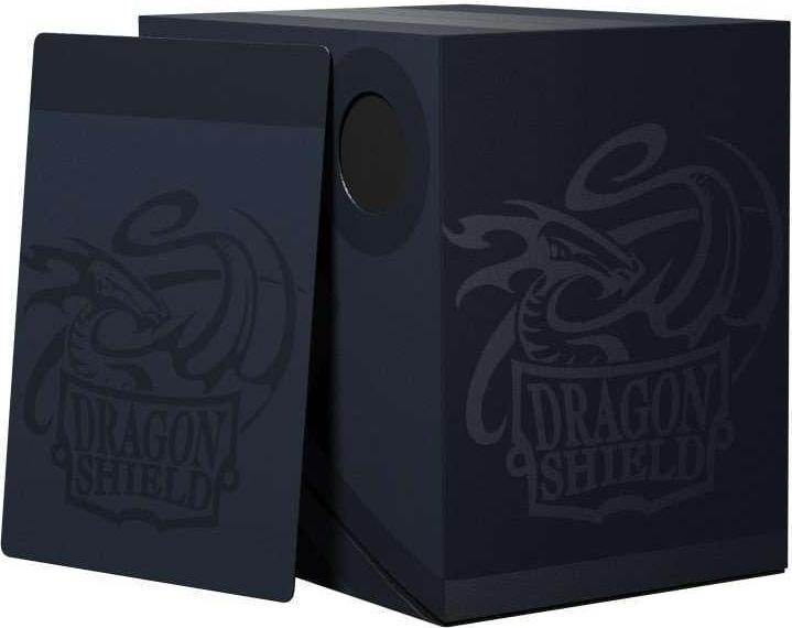 Immagine prodotto Arcane Tinman Sistemazione per cartucce - Deck Box Dragon Shield Double Shell: Revised Midnight (Bleu/Noir)