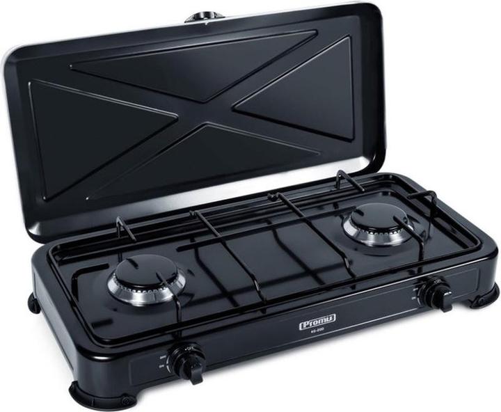 Actual product image Promis Gas Stove KG200 BLACK WITHOUT REDUCER