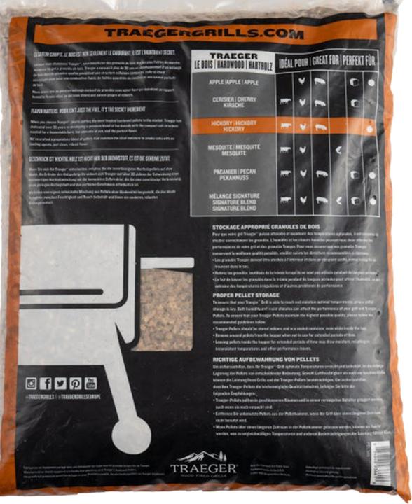Immagine prodotto Traeger Legno duro Hickory (9 kg)