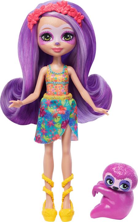 Enchantimals Spring- Purple Sloth