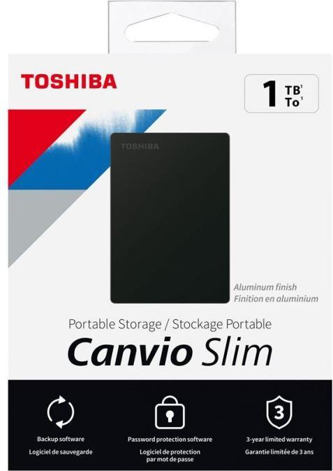 Produktbild Toshiba Canvio Slim (1 TB)