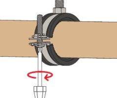 Image du produit Fischer Collier de serrage pour tube articulé