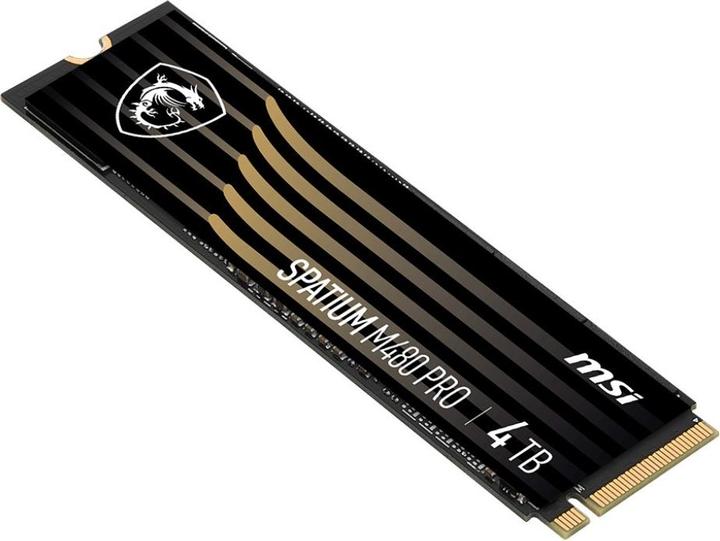 Produktbild MSI SPATIUM M480 PRO PCIe 4.0 NVMe M.2 4TB (4000 GB, M.2 2280)