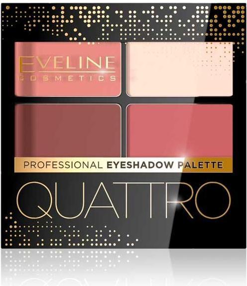 Eveline Quattro Professional Lidschatten Palette 4 Lidschatten 3,2g