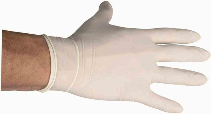 Produktbild Kerbl Handschuhe Latex Gr.M leicht gepudert,VE:100St. (M)
