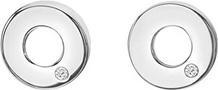 Produktbild Hot Diamonds Minimalist silver earrings with diamonds Diamond Amulets DE709