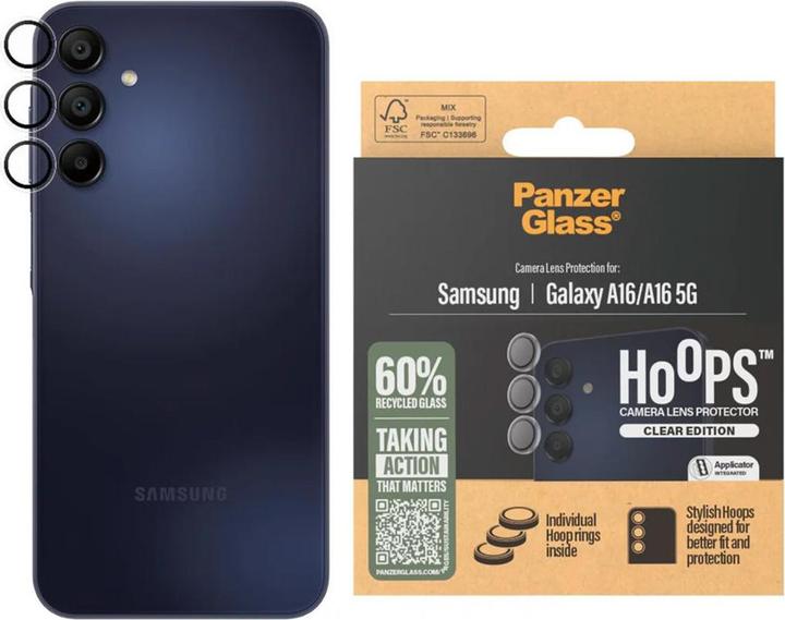 Image du produit PanzerGlass Hoops Camera Lens Protector (1 pièce(s), Samsung Galaxy A16 5G, Samsung Galaxy A16)
