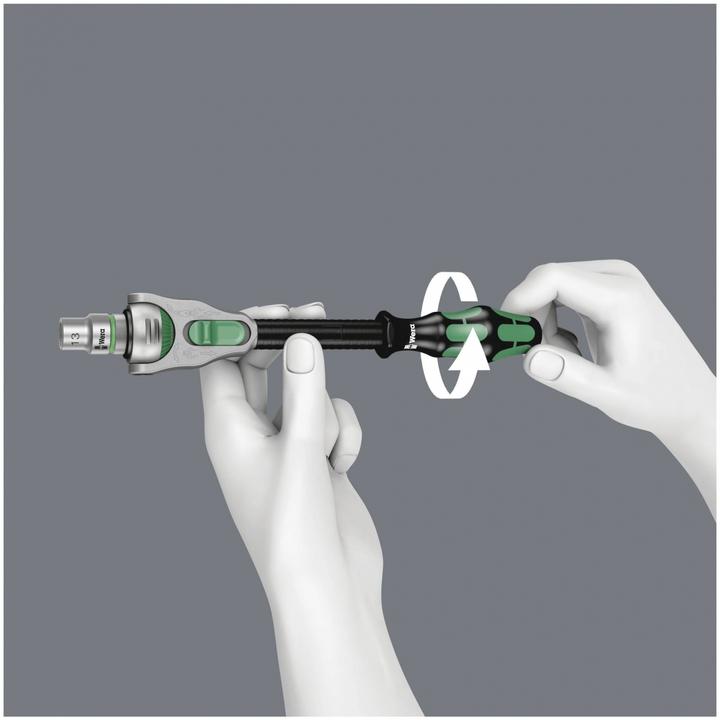 Actual product image Wera 8100 SB 2 Zyklop Speed Ratchet Set (24 mm, 18 mm, 11 mm, 12 mm, 20 mm, 19 mm, 15 mm, 13 mm, 21 mm, 14 mm, 23 mm, 22 mm, 17 mm, 16 mm, 6 mm, 9 mm, 10 mm, 8 mm, 7 mm)