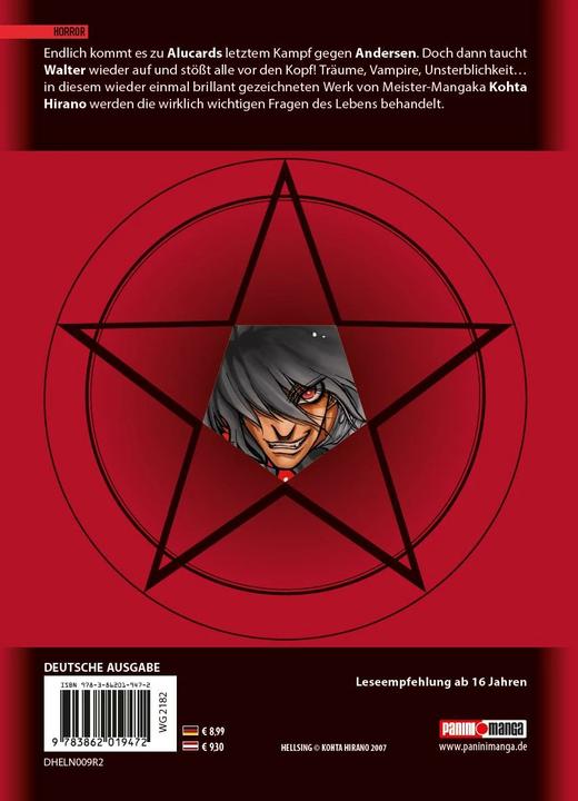 Image du produit Panini Hellsing 09 (Allemand, Kohta Hirano, 2014)