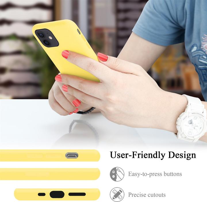 Immagine prodotto Cadorabo Copertura della cassa del silicone liquido TPU (Apple iPhone 12 mini)