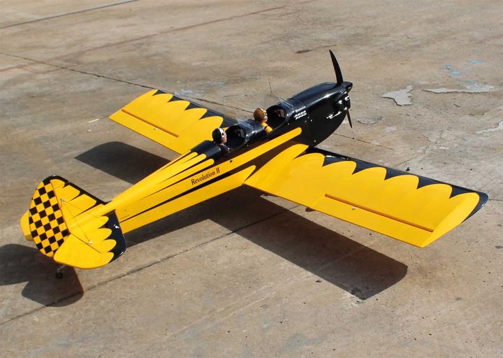 Image du produit Seagull Models SG-Models ) SPACEWALKER II 82,7" 120 ARF 20-26cc jaune/noir