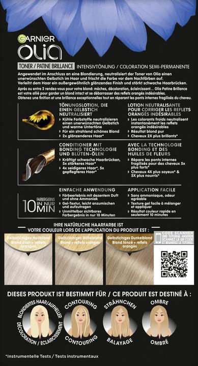 Actual product image Garnier Olia (9.1 Cool blonde)