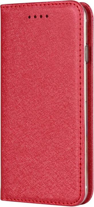 Produktbild Cover-Discount iPhone SE / 8 / 7 - Silk Texture Flip Case rot (Apple iPhone 8, Apple iPhone 7)