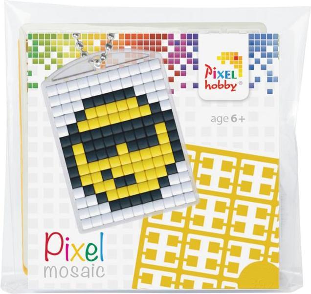Actual product image Magni Pixel P23022 Mosaic medallion Smile, key ring for children to design themselves, easy as pie
