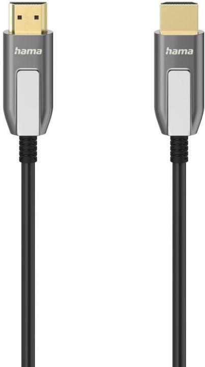 Actual product image Hama Ultra High Speed HDMI™ cable, certified, male-male, 8K, aluminum, 10 m (10 m, HDMI)