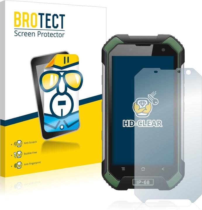 Produktbild BROTECT Schutzfolie Displayschutz Klar (2 Stück, Blackview BV6000)