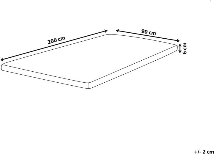 Actual product image Beliani Comfy (90 x 200 cm)