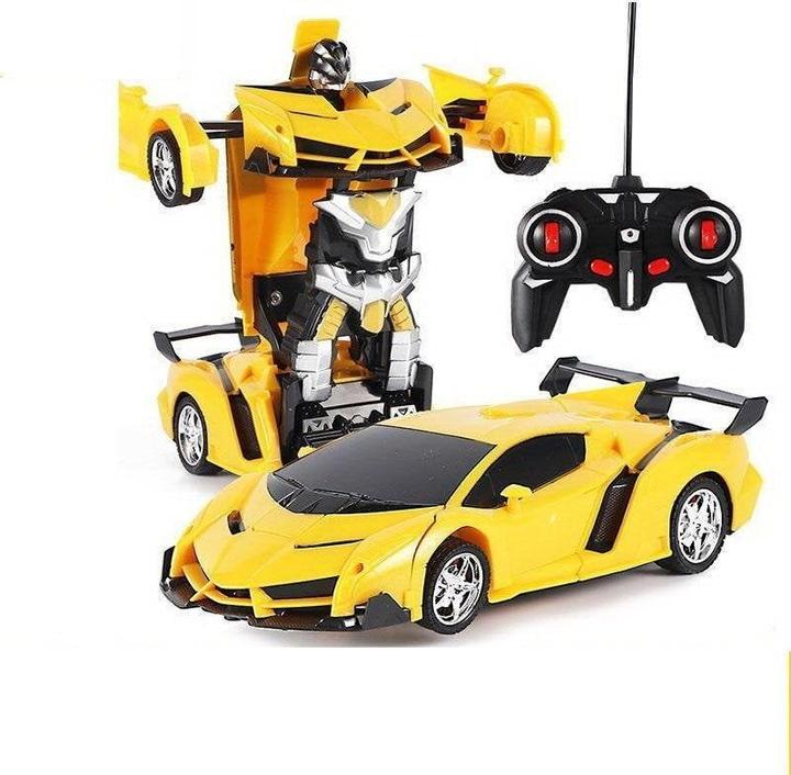 Immagine prodotto Lean Toys Auto Robot Transformers 2in1 telecomando R/C giallo