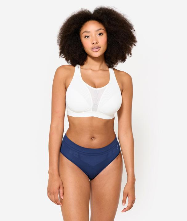 Image du produit Kalenji Lot de 3 culottes sans coutures Femme, Violet/Blanc/Bleu (XS)