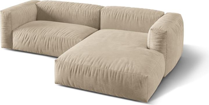 Image du produit Micadoni Canapé D'Angle Droit Modulaire, "Martina", 2 Places, 283x176x75 Fabriqué en Europe (Canapé d'angle)