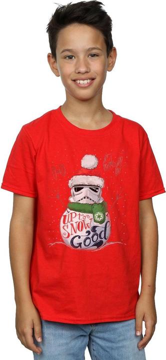 Actual product image Star Wars Boys Stormtrooper Up To Snow Good T-Shirt (116)