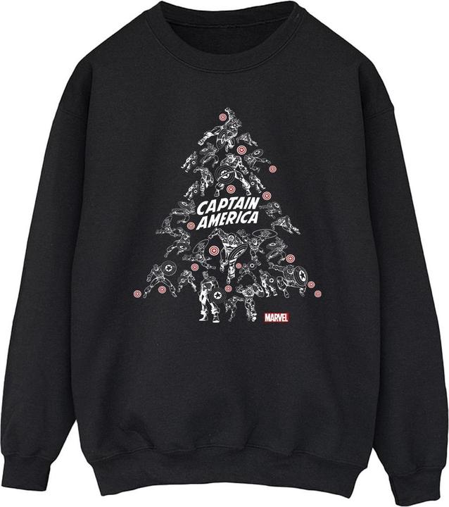 Image du produit - Sweat CAPTAIN AMERICA CHRISTMAS TREE - Homme (3XL)