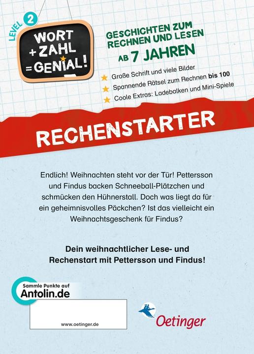 Image du produit Pettersson und Findus. Findus feiert Weihnachten (Allemand, Alexandra Hanneforth, 2024)