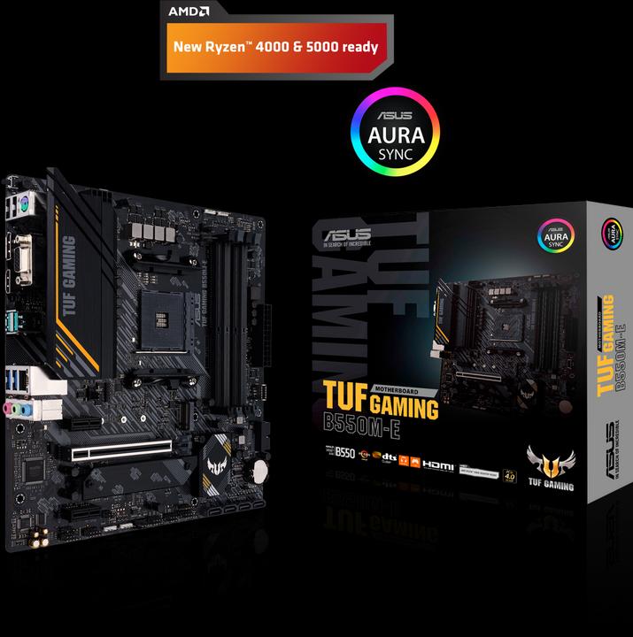 Produktbild ASUS TUF Gaming B550M-E (AM4, AMD B550, mATX)