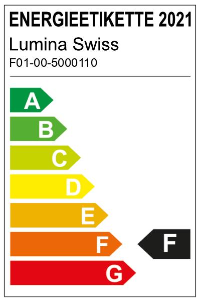 Label énergétique Lumina Swiss Projecteur LED Slim 30W blanc chaud 3000K (3000 lm, IP65)