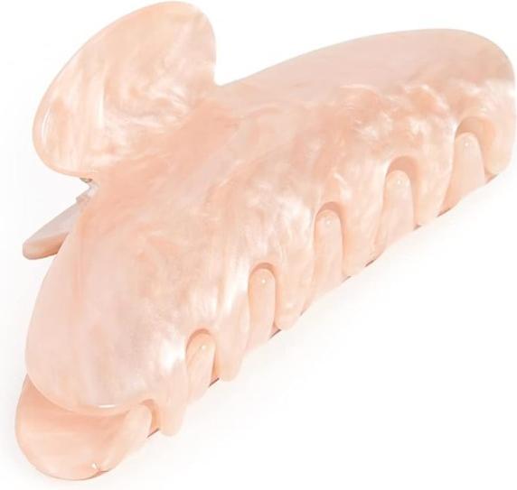 Actual product image Kitsch Claw clip marble blonde