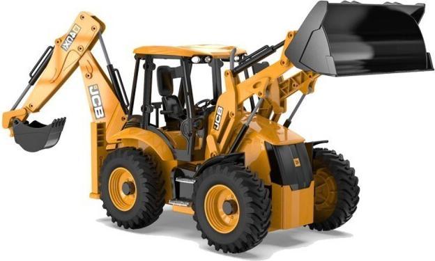 Actual product image ATA DOUBLEEAGLE 1:20 Steered Backhoe Loader JCB, E589-003