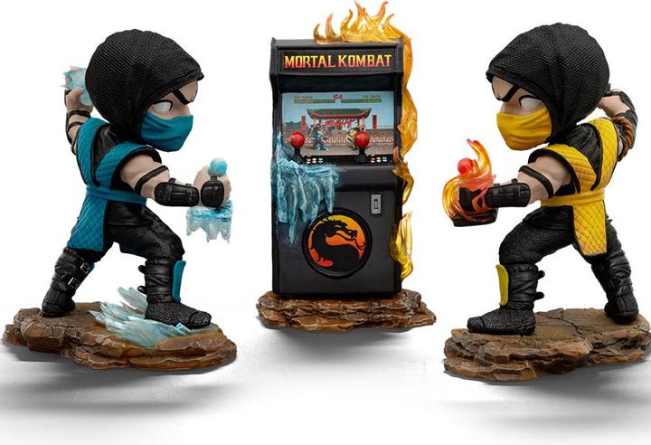 Immagine prodotto Iron Studios Mortal Kombat Mini Co. Figure in PVC Scorpion vs. Subzero Arcade Set 15 cm