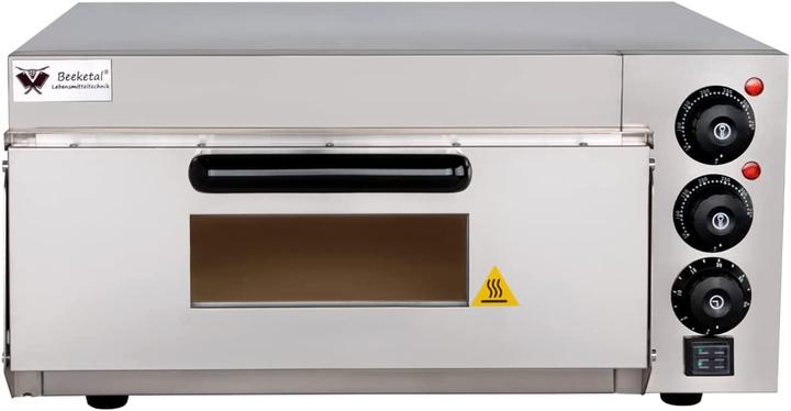 Produktbild Beeketal BPO33-1 Pizzaofen, 400x400mm Backfläche (Pizzaofen Gastro)
