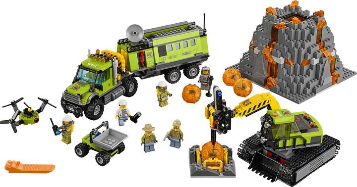 Produktbild LEGO City Vulkan-Forscherstation (60124, LEGO City)