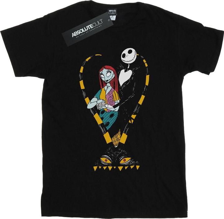 Disney Nightmare Before Christmas Jack And Sally Love TShirt (L)
