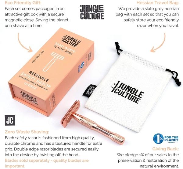 Produktbild Jungle Culture - Wiederverwendbare Rasierhobel in Roségold