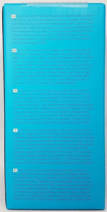 Actual product image Amazon Echo Plus (2nd gene) (Amazon Alexa)