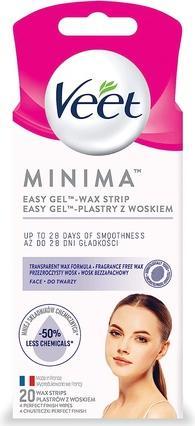 Produktbild Veet Minimaâ„¢ Easy-Gelâ„¢ Wax Strips Face (20 x)