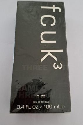 Fcuk 3 for Him 100ml EDT Spray Brandneu und versiegelt (Eau de Toilette, 100 ml)
