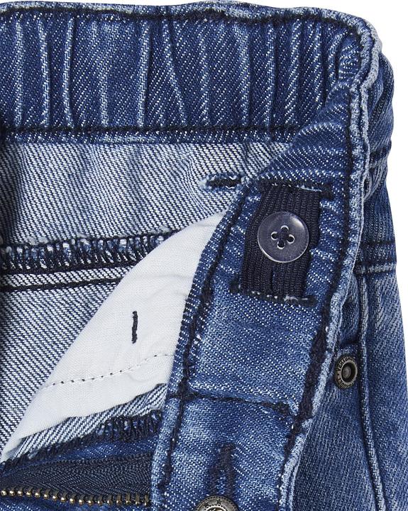 Actual product image Vertbaudet Boys' straight jeans with patches (92)