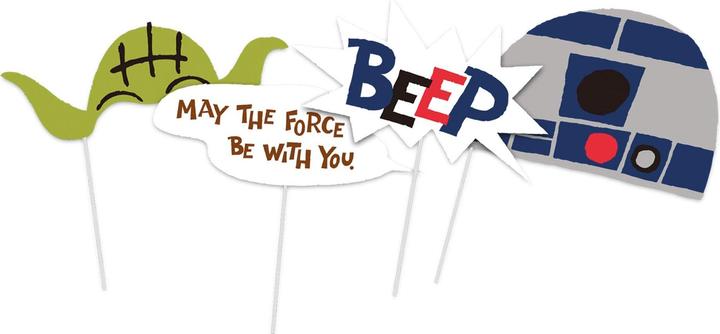 Immagine prodotto Star Wars Compleanno Photobooth Props Misura Confezione 6
