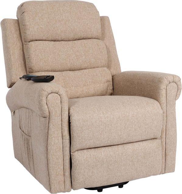 Produktbild Mendler Fernsehsessel HWC-K63, Relaxsessel Sessel, Liegefunktion Aufstehhilfe Massage Heizfunktion, Stoff/Te