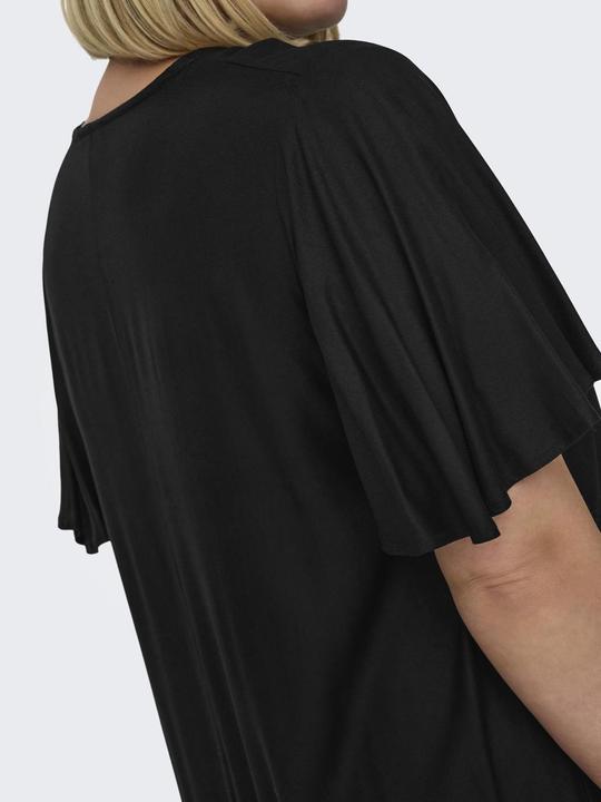 Image du produit Only Robe curvy à col en V et manches courtes (50)
