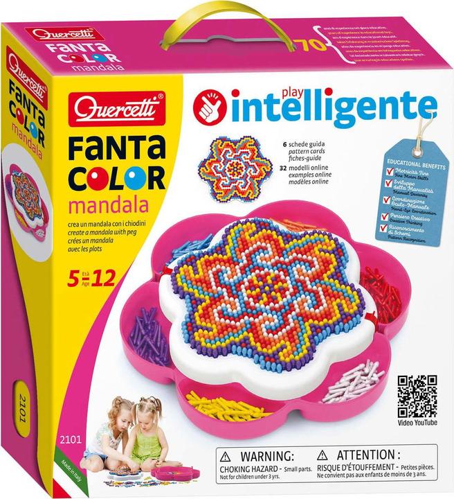 Image du produit Quercetti Pixel Art Mandala, 1200 pins (1200 pièces)