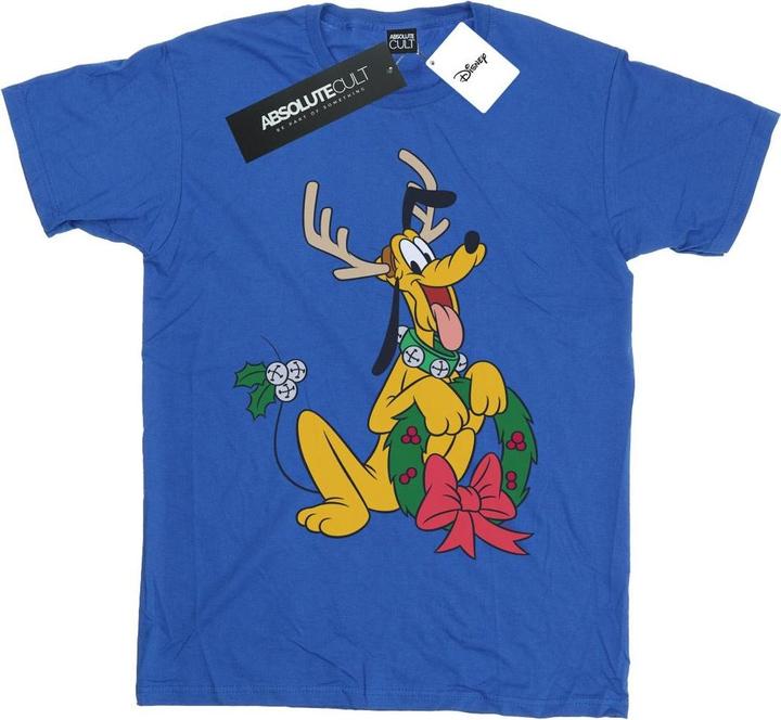 Disney Pluto Christmas Reindeer TShirt (S)