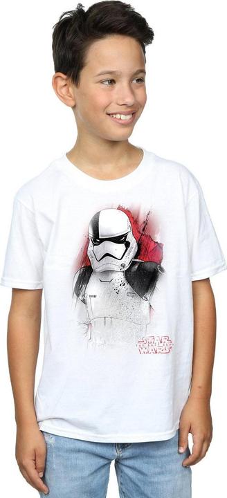 Actual product image Star Wars Boys The Last Jedi Stormtrooper Brushed T-Shirt (140, 146)