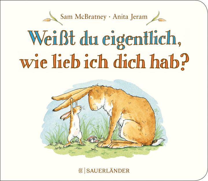 Actual product image Weisst du eigentlich, wie lieb ich dich hab? (German, Sam McBratney, 1990)
