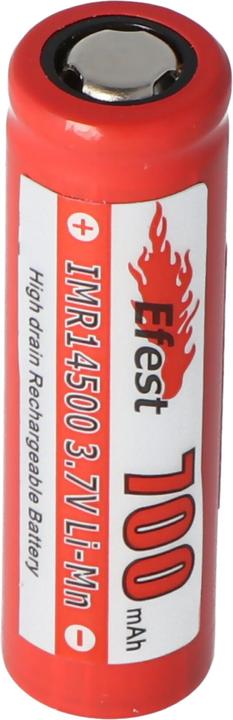 Actual product image Efest Battery IMR 14500 V1 - unsecured (1 pcs., 14500, 700 mAh)