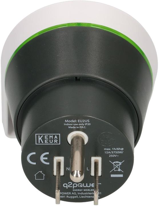 Image du produit Q2 Power Adaptateur de voyage Q2Power