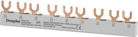 Nutritional values and ingredients Doepke Busbar 3ph. EV-SG3.9.120 Fork shoe 120A,9 TE EV-SG3.9.120